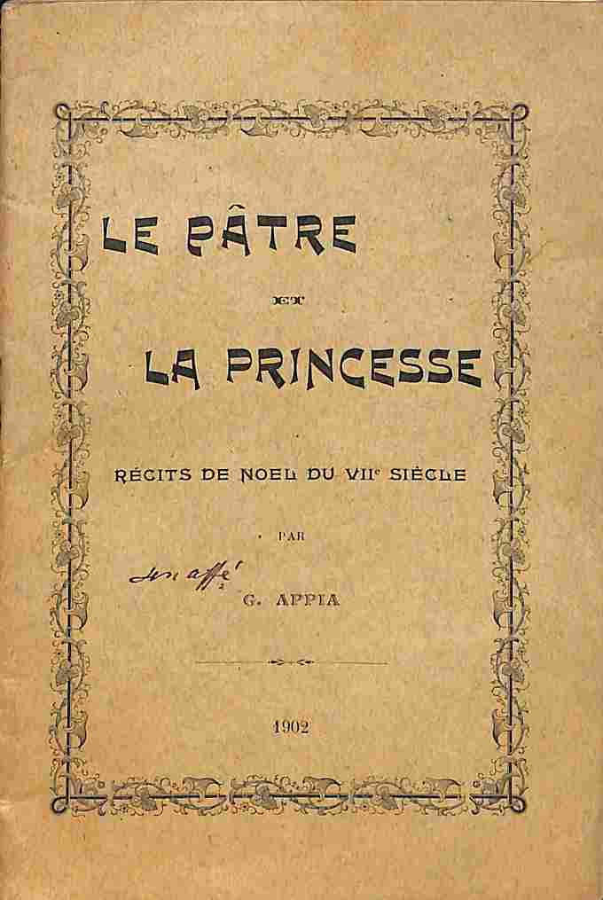 La patre et la princesse. Recits de Noel du VII siecle